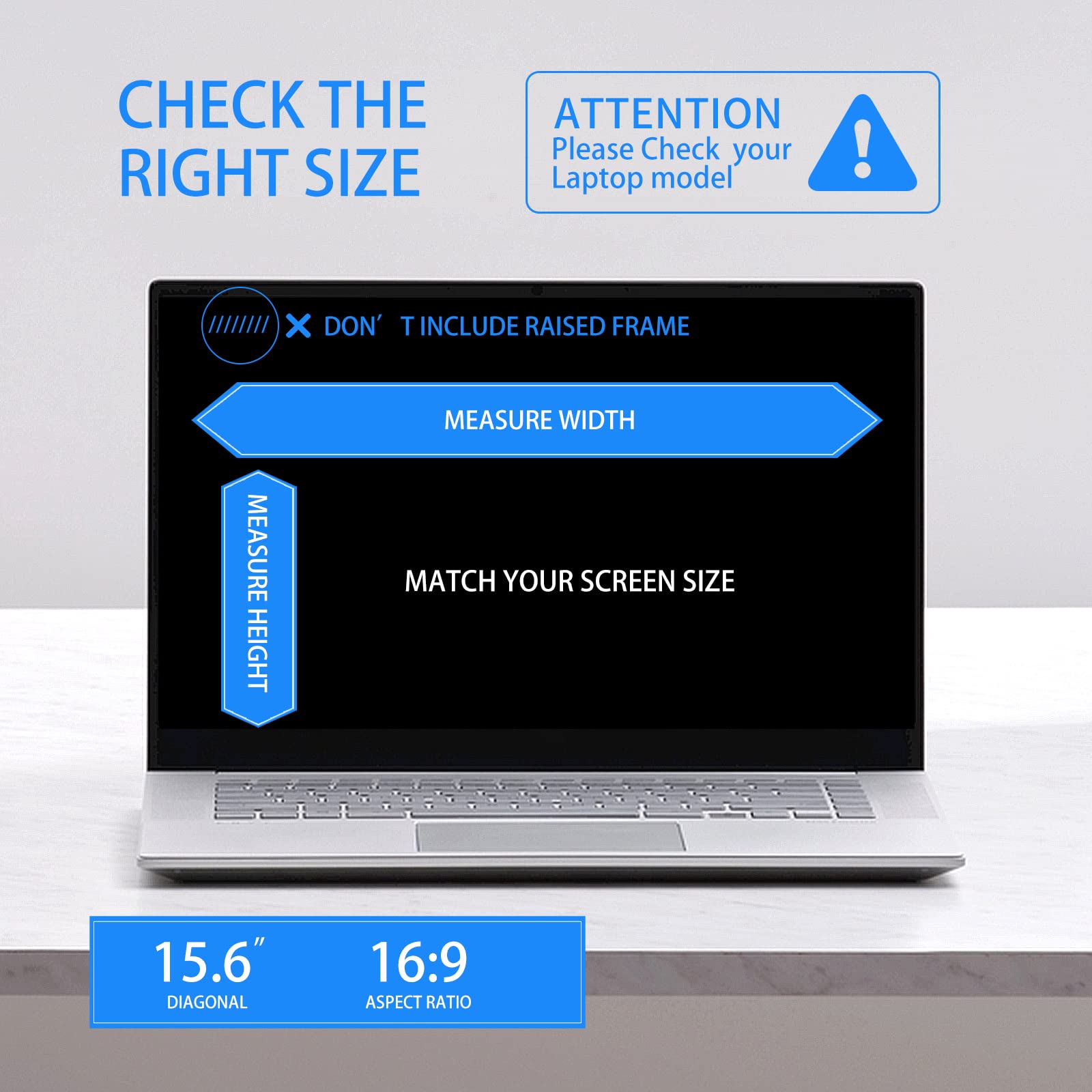 Hoyumi Screen Protector For Asus Tuf 15.6 Inch Gaming Laptop Anti Bluelight 2Pcs (15.6 Inch Anti Bluelight)